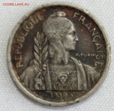 С 1 РУБ. ФРАНЦУЗСКИЙ ИНДОКИТАЙ 10с 1939г. СТАЛЬ до 14.09 - IMG_8613.JPG
