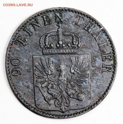 Пруссия, 4 пфеннига 1861 А. С 200. До 10.09 - 056