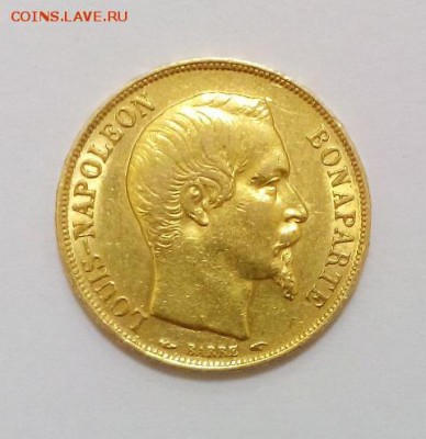 20 франков 1852г Франция Наполеон III (золото) с 200р!!! - DSC_0434