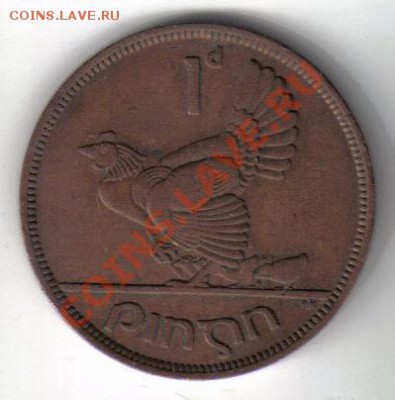 Ирландия 1 пенни 1942 до 8.03 21.00мск - Ирландия 1 пенни 1942-1
