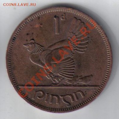Ирландия 1 пенни 1968 до 8.03 21.00мск - Ирландия 1 пенни 1968-1