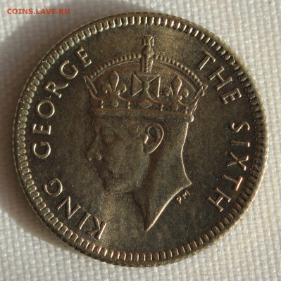 С 1 РУБ. БРИТ.МАЛАЙЯ 5с 1948г.UNC  ГЕОРГ-VI  до 16.09 в 22 - IMG_8402.JPG