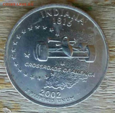 USA QUARTER DOLLAR 2002 г.INDIANA перевертыш - 2017-09-10 19.55.01
