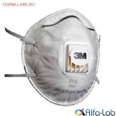 РЕСПИРАТОРЫ 10шт. ! - respirator-3m-s-klapanom-ffp1-8112