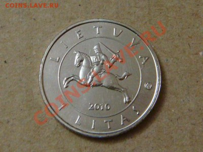 Литва 1 лит 2009г.600 лет Грюнвальдской Битве до 10.03(21.00 - DSC00896.JPG