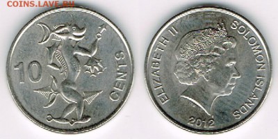 Соломоновы о-ва 10 центов 2012 "Нгориеру" до 17.09.17 22:00 - Solomon_Islands_KM#235_09082017