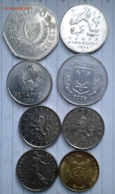 Иностранные монеты 21 штук, до 14.09.17 - 20170911_180610-1