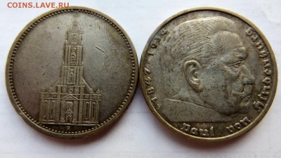 5 рейхсмарок 1935 и 1936 г Оценка - 001