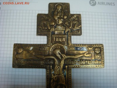 Крест распятие, остатки эмали - DSC07263.JPG