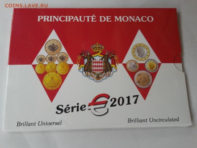 Монако 2017,Набор евро  полный комплект от 1 цента до 2 евро - 2017-07-21 17.12.33