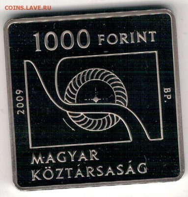 Венгрия 1000 форинтов 2009 Донат Банки 11.09 в 22.00 (Е380) - 4-в1