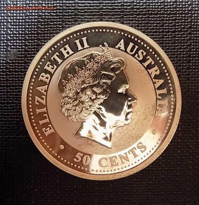 Монеты Ag пруф: 50центов2004, 3р2003, 1$2005 - Обезьяна-2.JPG