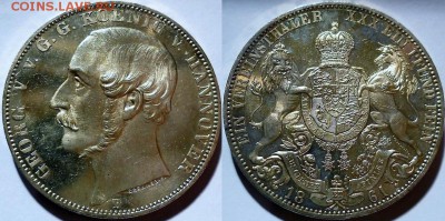 Таллер 1861 Ганновер proof-like - 1