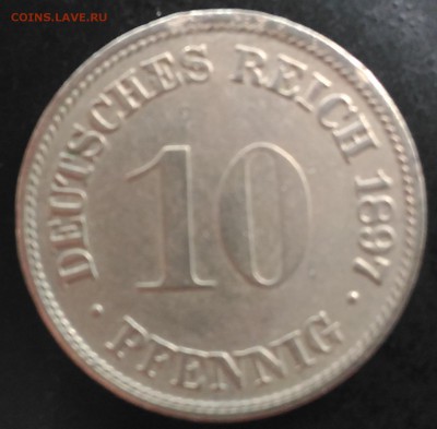 Германия 5 и 10 пф 1874-1915 погодовка - P_20170914_153132_copy
