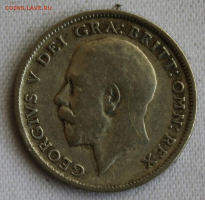 С 1 РУБ. БРИТАНИЯ 6 пенсов  1920г. ГЕОРГ-V до 20.09 в 22-00 - IMG_8659.JPG