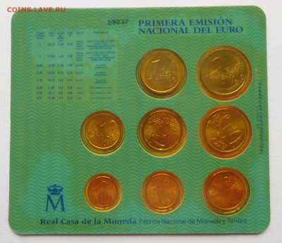 Испания 3 официальных набора 1999, 2000, 2001 до 21.09.17 - 1999 (2).JPG