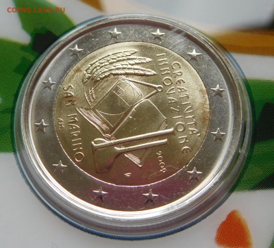 2 евро Сан-Марино 2009 Год творчества и инноваций до21.09.17 - 2-2009 (5).JPG