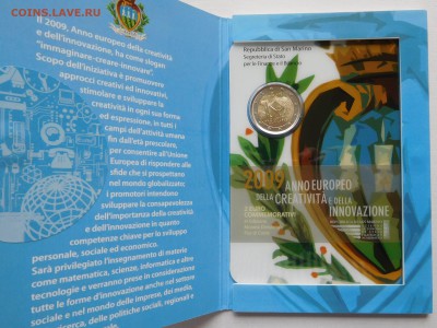 2 евро Сан-Марино 2009 Год творчества и инноваций до21.09.17 - 2-2009 (2).JPG