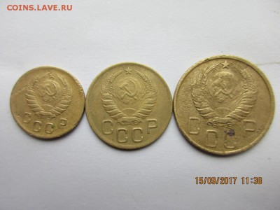 Копейки 2,3,5 1940г 3 копейки 1940 шт. 1.1Г - IMG_0640.JPG