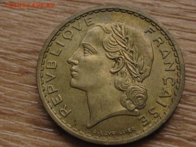 Франция 5 фр. 1939 км888а.1 Ал.Бр UNC до 18.09.17 в 22.00М - IMG_4158.JPG