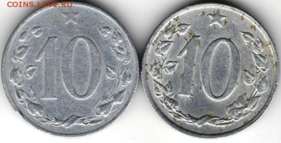 Чехословакия 10 геллеров 1953, 1969 г. до 24.00 22.09.17 г. - сканы 022