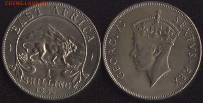 БВА 1 шиллинг 1952 до 22:00мск 22.09.17 - БВА 1 шиллинг 1952