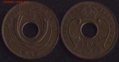 БВА 5 центов 1949 до 22:00мск 22.09.17 - БВА 5 центов 1949