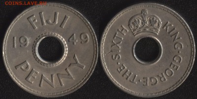 Фиджи 1 пенни 1949 до 22:00мск 22.09.17 - Фиджи 1 пенни 1949