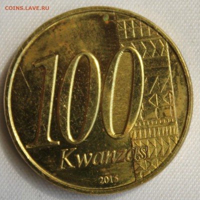 С 1 РУБ.  АНГОЛА 100 KWANZAS 2015г. ЮБИЛЕЙНАЯ   до 22.09 - IMG_8273.JPG