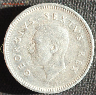 С 1 РУБ. БРИТ.ЮЖНАЯ АФРИКА 3 пенса 1948г. ГЕОРГ-VI до 22.09 - IMG_8728.JPG