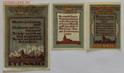 Германия Гнойен Мекленбург-Передняя Померания 3 шт серия UNC - IMG_7739.JPG