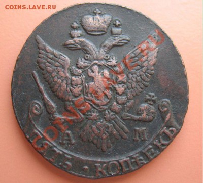 5копеек 1796год АМ до 09.03.2011г 23-00мск - 5к96ам..
