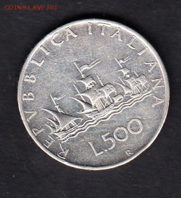 Италия 1966 500 лир - 18а