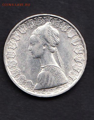 Италия 1958 500 лир - 19
