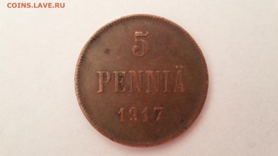 5 Pennia (5 пенни) 1917.  До 23.09. 22-00 - 20140319_051259