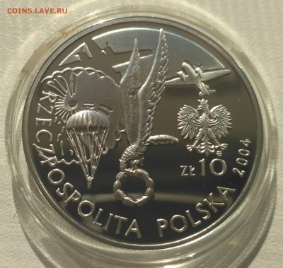 ПОЛЬША,10 злотых 2004г(генерал С.Сосабовский)!до 20.09.2017 - 17 сентября фото монет 010