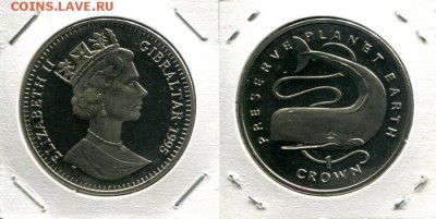 Гибралтар 1Cr 1995 кашалот до 21.09.17 22-00 мск - Gibraltar 1Cr 1995 PPE-whale