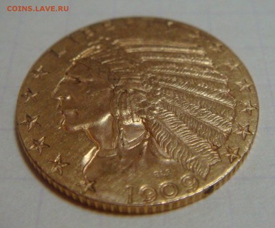 5 долларов 1909,индеец - DSC07368.JPG
