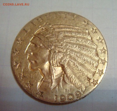 5 долларов 1909,индеец - DSC07367.JPG