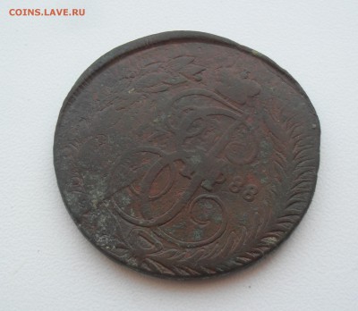 Перечекан 2 коп: 1757г. с 5 к 1729, 1788г. с 4 к. - SAM_1180.JPG