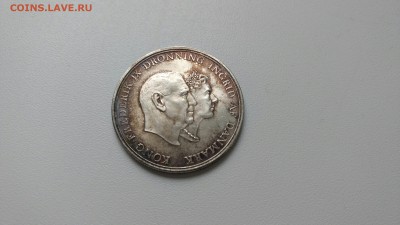 Дания 5 крон 1960 Серебряная свадьба до 22-00 20.09 - IMG_20170919_072842249~2