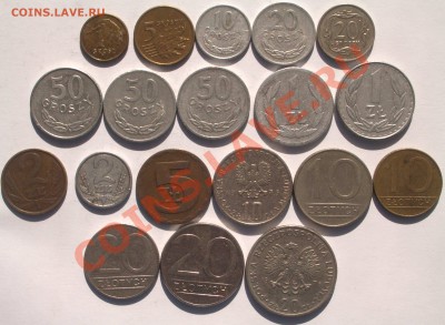 Польша - 20 разных монет (ок 12.03.11 в 22-00 МСК) - Польша 20