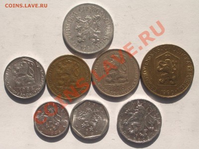 Чехословакия и Чехия - 8 раз монет (ок 12.03.11 в 22-00 МСК) - Чехословакия и Чехия 8+