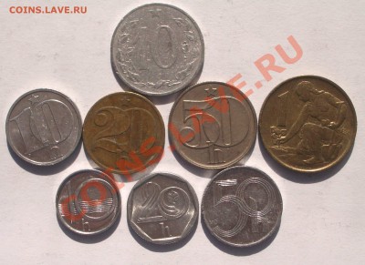 Чехословакия и Чехия - 8 раз монет (ок 12.03.11 в 22-00 МСК) - Чехословакия и Чехия 8