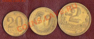 Бразилия 20ц 1945, 50ц 1945, 2к 1949 до 12.03 в 21:00 - img045
