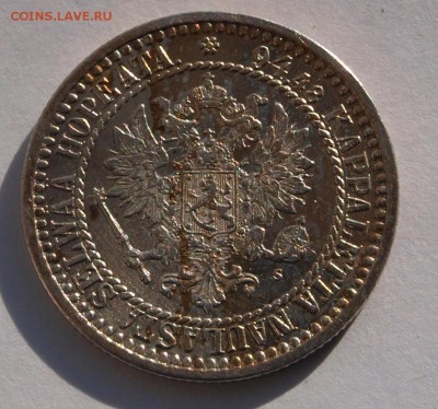 1 марка 1865, 1866 и 1908 гг для Финляндии, оценка - 66-3