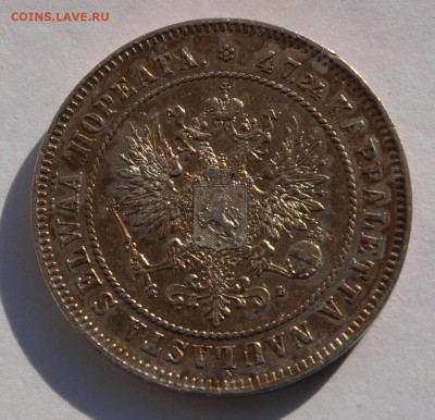 1 марка 1865, 1866 и 1908 гг для Финляндии, оценка - 2m-07-2