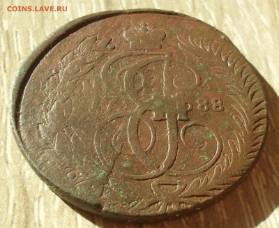 2 копейки 1788 года  ММ перечекан с 4 коп. - SAM_1267.JPG
