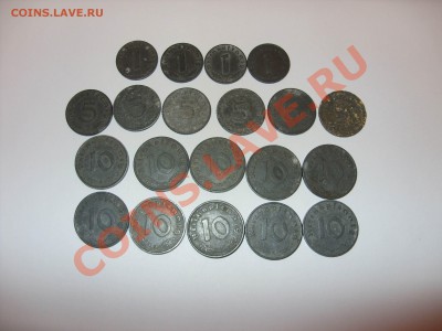 20 монет в цинке Германия.3 Рейх. До 12.03.2011 23.00 по Мск - Лот цинка - 1.JPG