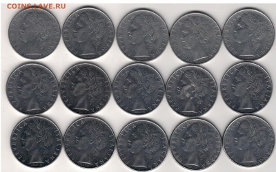 ИТАЛИЯ ПОДБОРКА №4 100 ЛИР ДО 26.09.2017 В 22.00МСК (Е200) - 3-ит№4